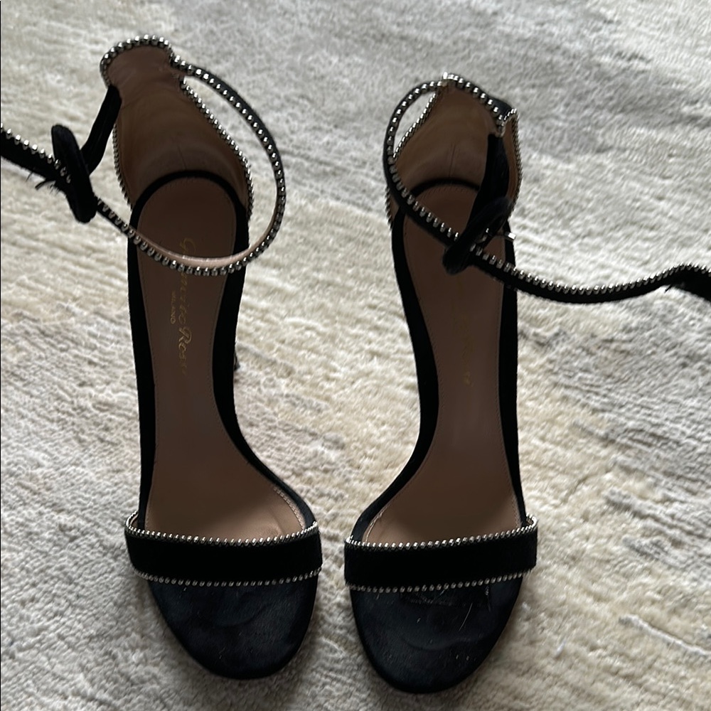 Gianvito Rossi Portofino Ankle Strap Heels